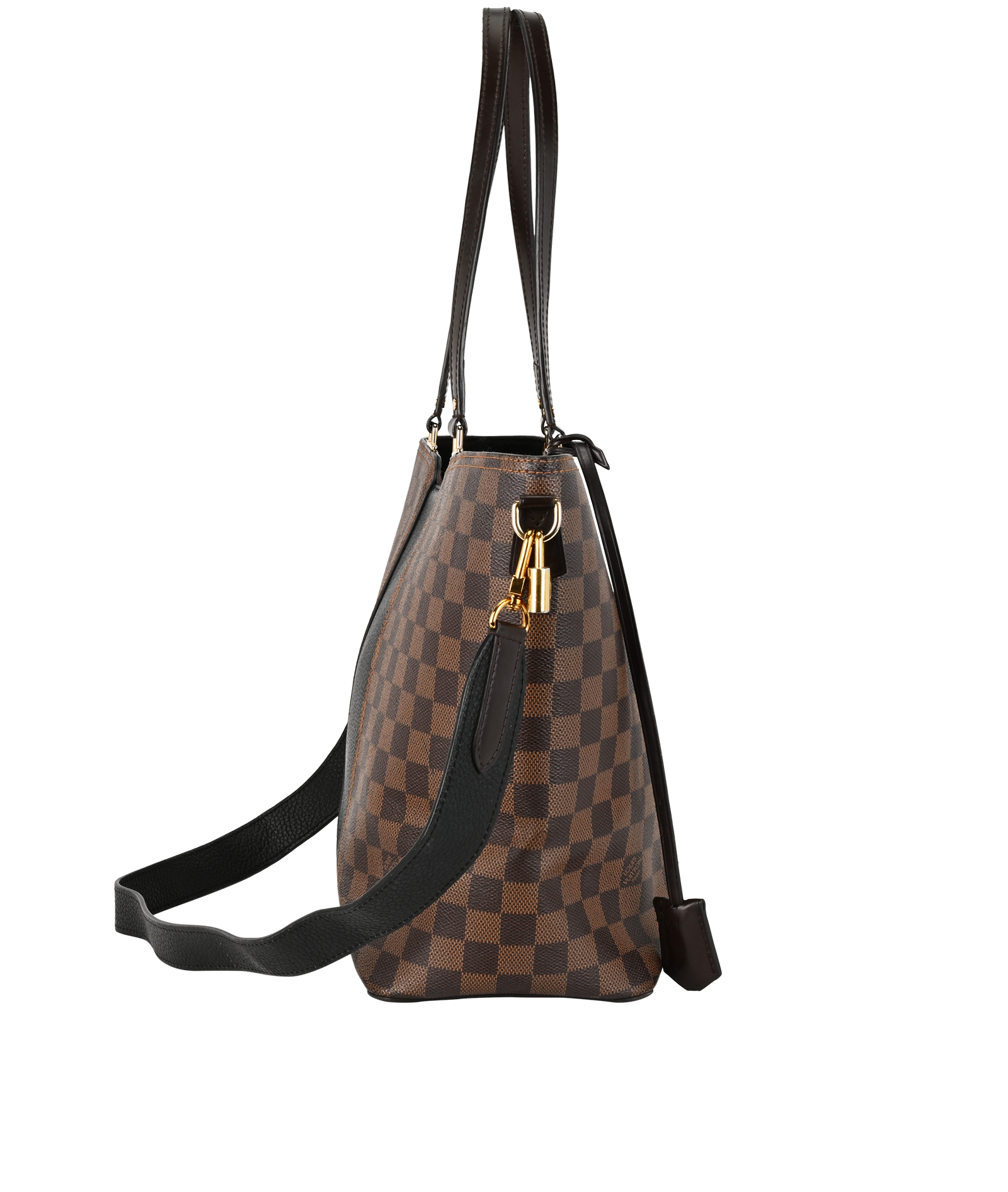 Jersey Tote, &pound;795, Handbags, Brown, Canvas, Side view